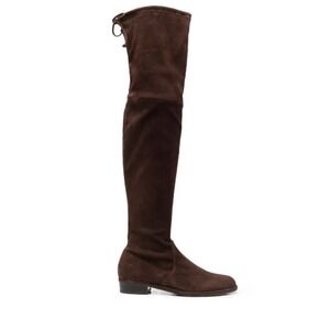 Stuart Weitzman Lowland Suede Over The Knee Boots Brown Size 9